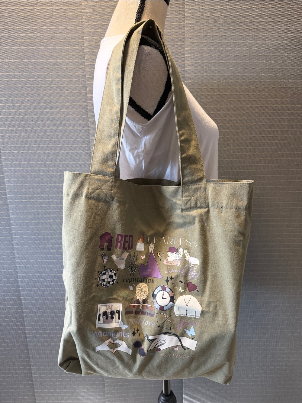 Taylor Swift Albums Canvas Tote Bag